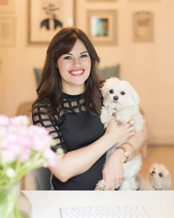 Liesl Lamare with Her Dogs