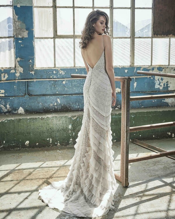 Back of Lorelei wedding dress from the Elbeth Gillis Mystique 2018 collection