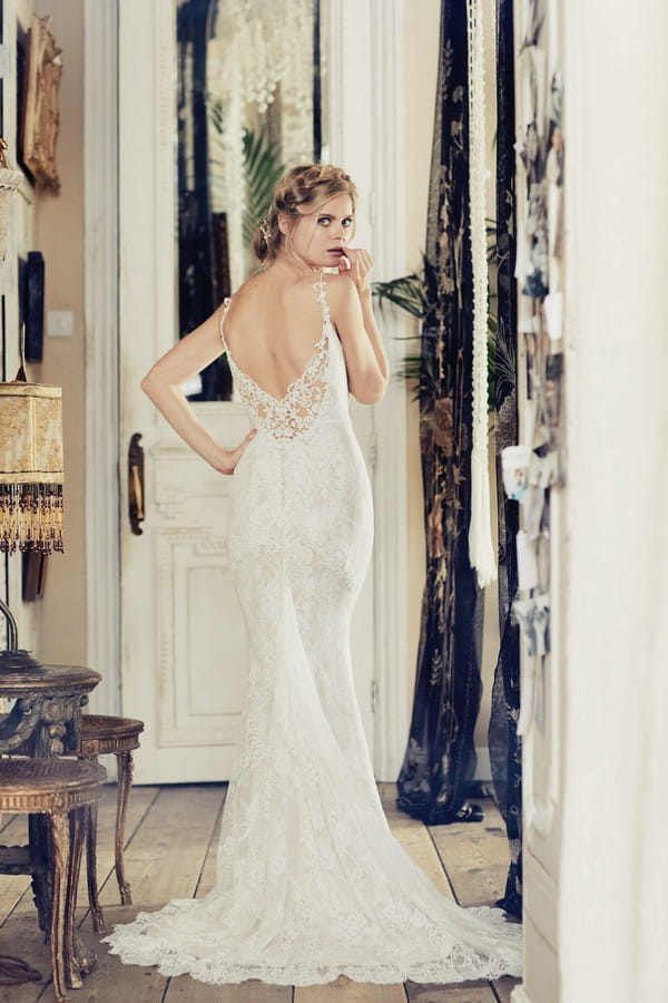 Back of Nyree Wedding Dress from the Charlotte Balbier Bohemian Blush 2018 Collection
