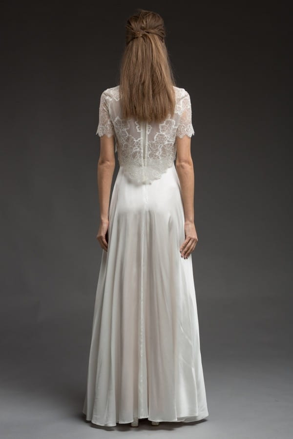 Back of Rhapsody Wedding Dress from the Katya Katya Shehurina Morning Mist 2017-2018 Collection