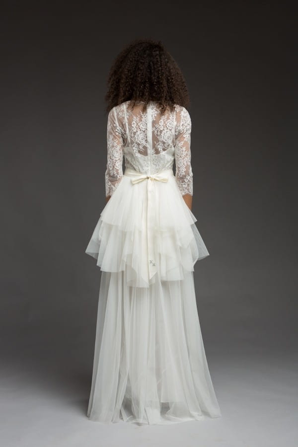 Back of Rome Wedding Dress from the Katya Katya Shehurina Morning Mist 2017-2018 Collection