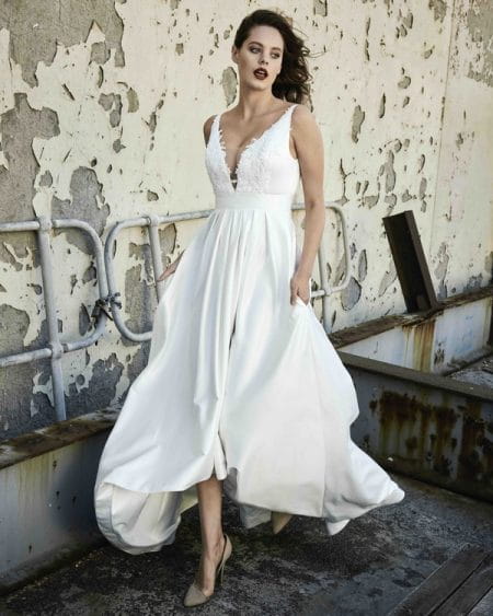 Sarah wedding dress from the Elbeth Gillis Mystique 2018 collection