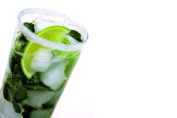 Soft Drink with Lime and Mint