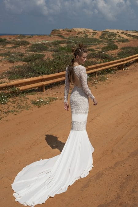 Back of Spencer Wedding Dress from Limor Rosen Free Spirit 2018 Collection