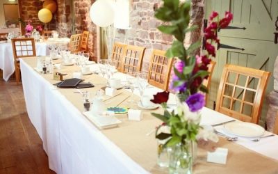 Dressing a Wedding Venue — Table Linen