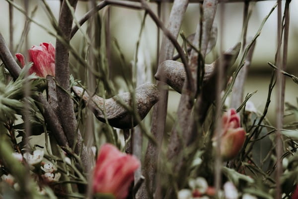 Bird figures in branches