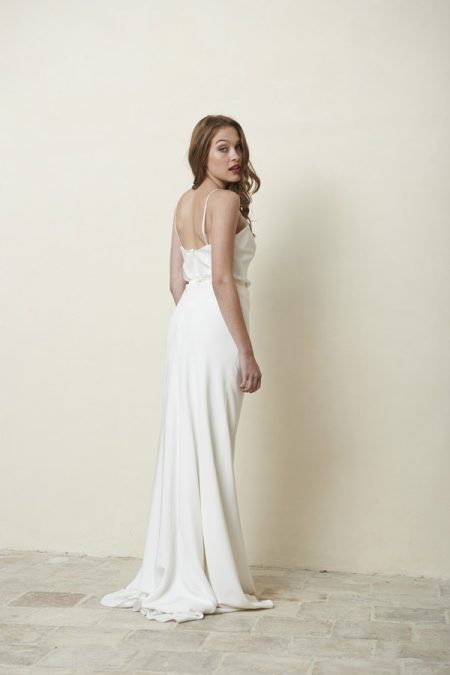 Back of Ada Camisole from the Stephanie Allin La Vie en Rose 2018 Bridal Collection