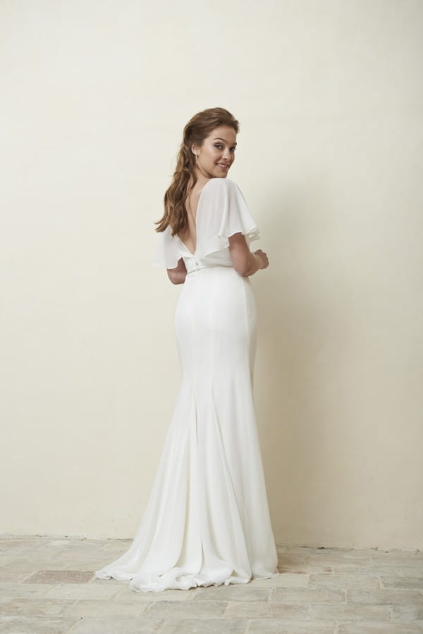 Back of Breeze Wedding Dress from the Stephanie Allin La Vie en Rose 2018 Bridal Collection