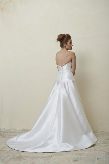 Back of Carmen Wedding Dress from the Stephanie Allin La Vie en Rose 2018 Bridal Collection