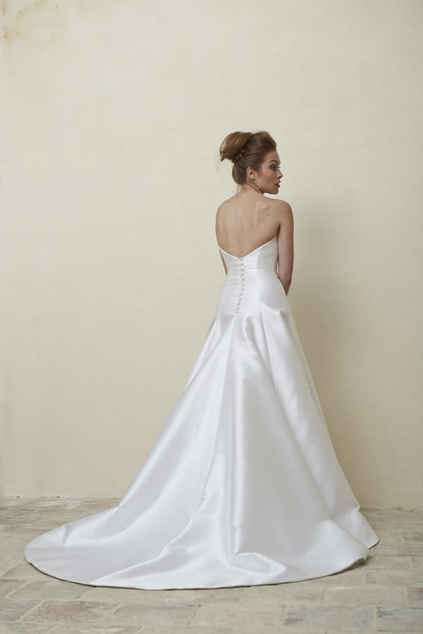 Back of Carmen Wedding Dress from the Stephanie Allin La Vie en Rose 2018 Bridal Collection