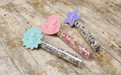 New Confetti Wands from Shropshire Petals
