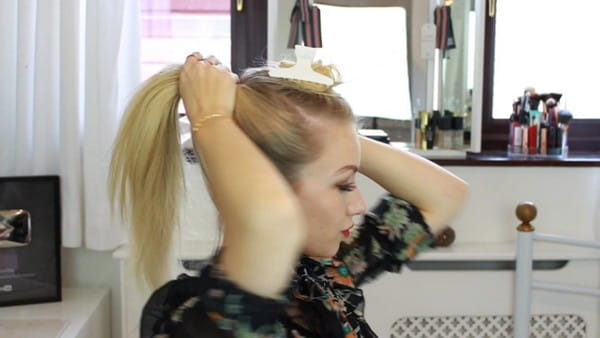 Creating a High Ponytail