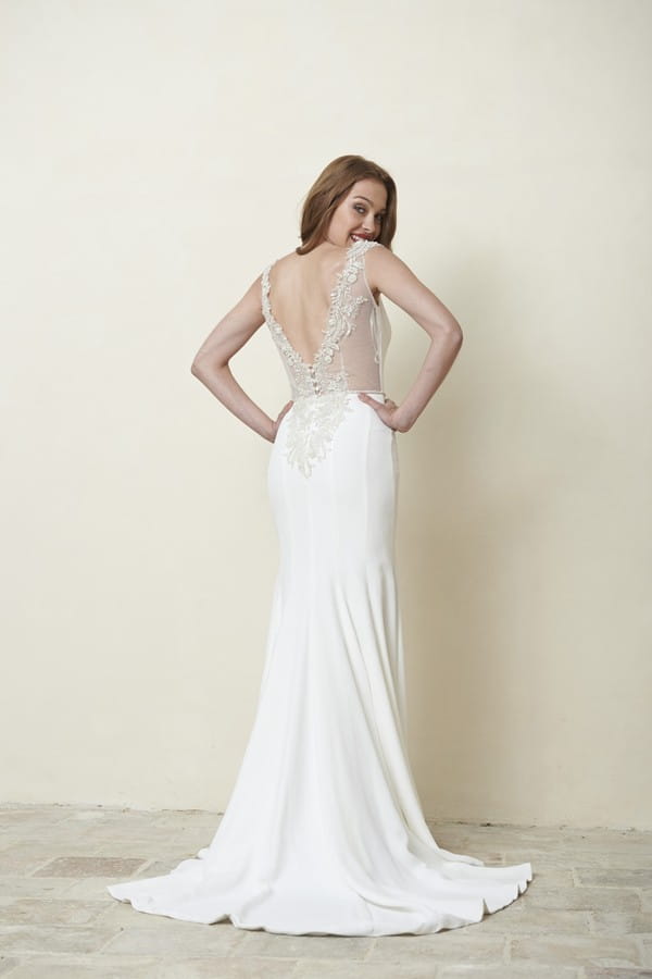 Back of Esme Wedding Dress from the Stephanie Allin La Vie en Rose 2018 Bridal Collection