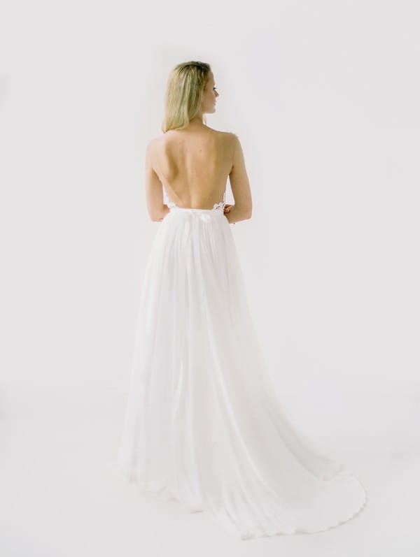 Back of Julie Wedding Dress from the Truvelle 2018 Collection