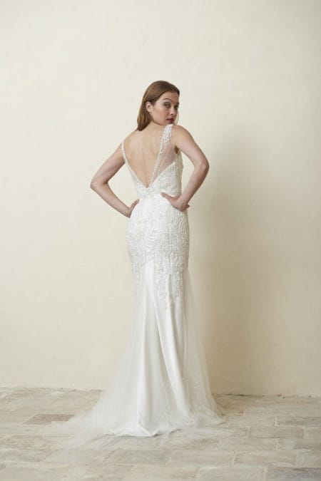 Back of Livvi Wedding Dress from the Stephanie Allin La Vie en Rose 2018 Bridal Collection