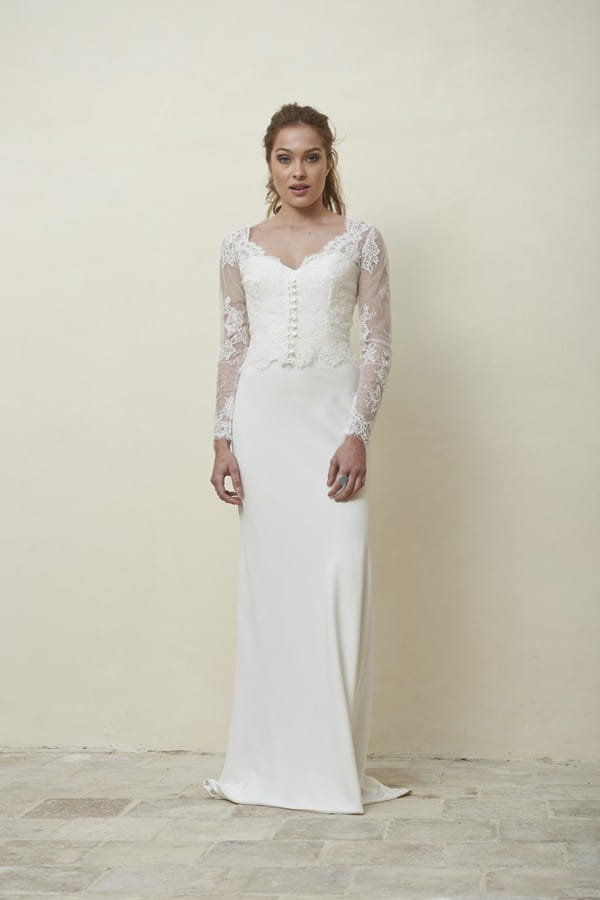 Meadow Shrug from the Stephanie Allin La Vie en Rose 2018 Bridal Collection
