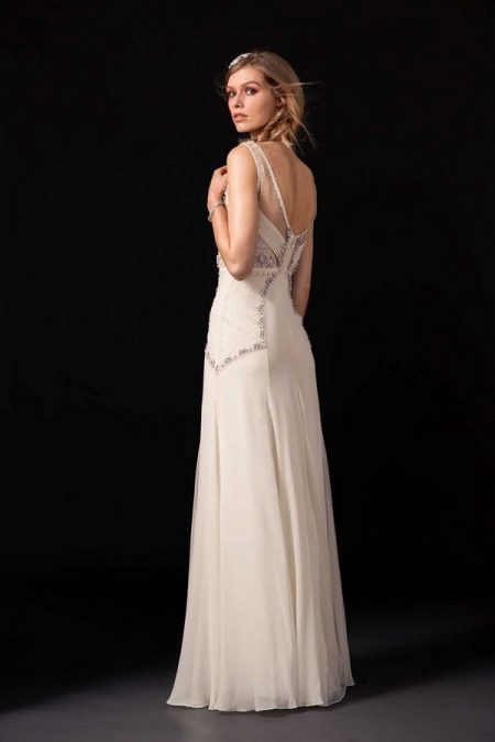 Back of Regina Wedding Dress from the Temperley Bridal Dahlia 2018 Collection