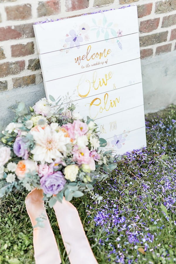 Wedding sign