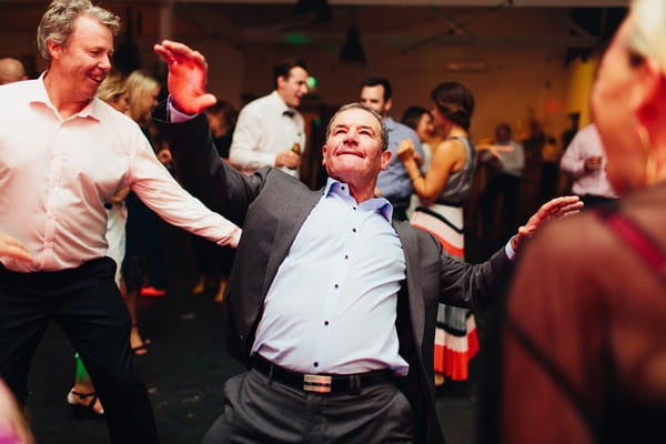 Man dancing at wedding
