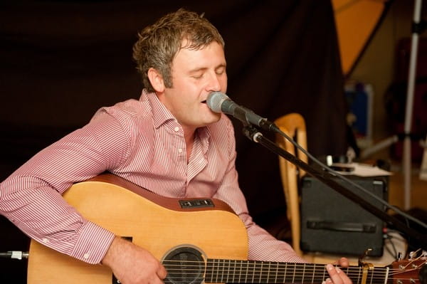 Acoustic Guitarist Playing at Wedding