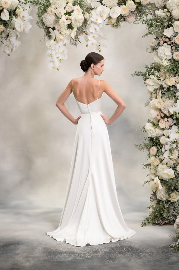 Back of Amber Wedding Dress from the Anna Georgina Inca Lily 2018 Bridal Collection