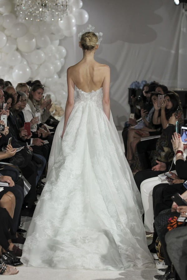 Back of Amelia Wedding Dress from the Mira Zwillinger Over the Rainbow 2018 Bridal Collection