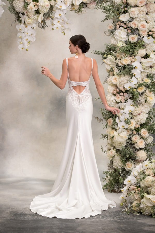 Back of Angelina Wedding Dress from the Anna Georgina Inca Lily 2018 Bridal Collection