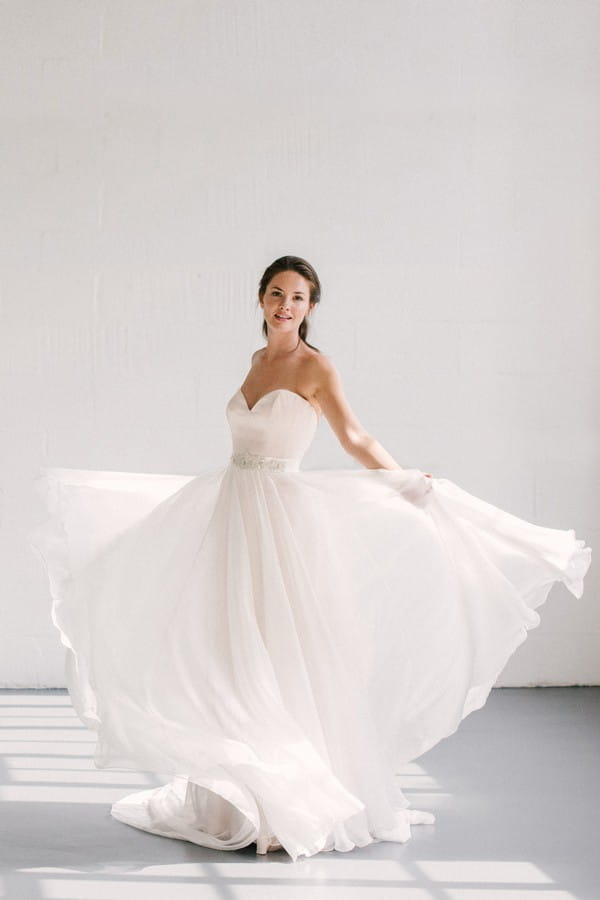 Aurora Wedding Dress with Ginko Belt from the Naomi Neoh Celestial 2018 Bridal Collection