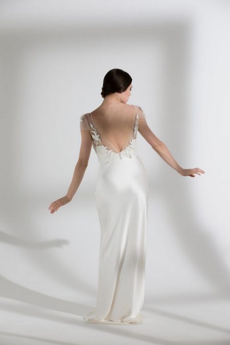 Back of Blossom Top with Iris Slip from the Halfpenny London The Garden After the Rain 2018 Bridal Collection