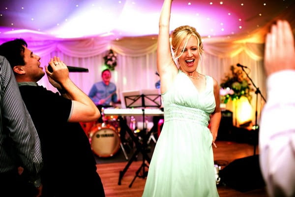 Bride Dancing to Live Wedding Band