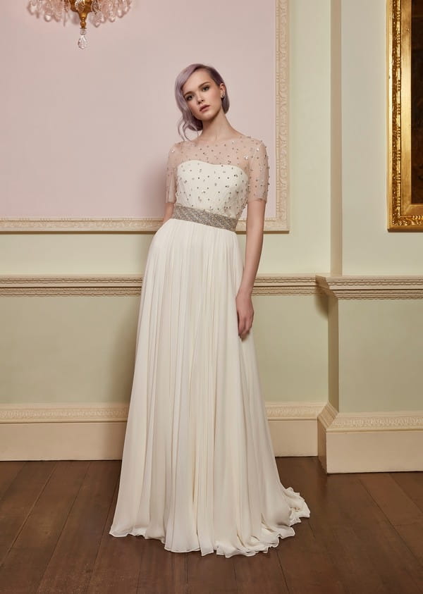 Chance Wedding Dress with Bella Top and Magic Belt from the Jenny Packham 2018 Bridal Collection