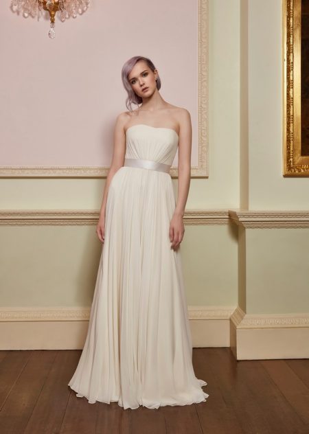 Chance Wedding Dress with Silk Belt from the Jenny Packham 2018 Bridal Collection