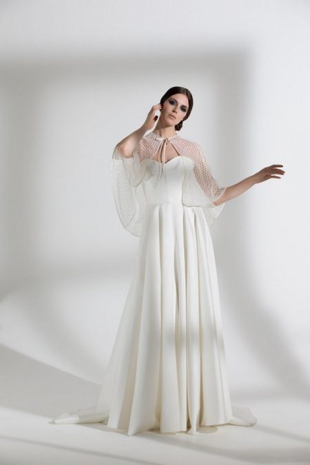 Ellie Wedding Dress with Honeysuckle Cape from the Halfpenny London The Garden After the Rain 2018 Bridal Collection
