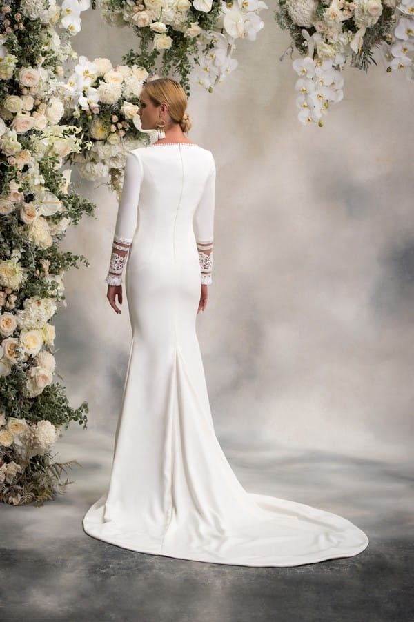 Back of Esther Wedding Dress from the Anna Georgina Inca Lily 2018 Bridal Collection