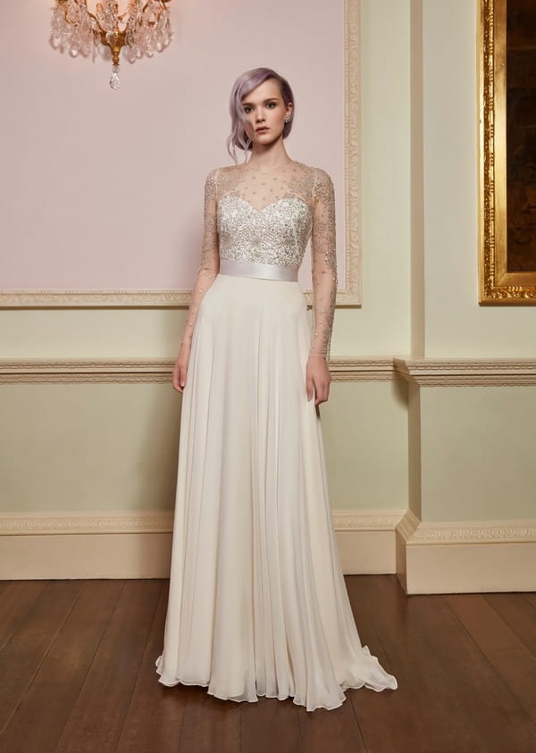 Fortune Top with Romance Skirt from the Jenny Packham 2018 Bridal Collection