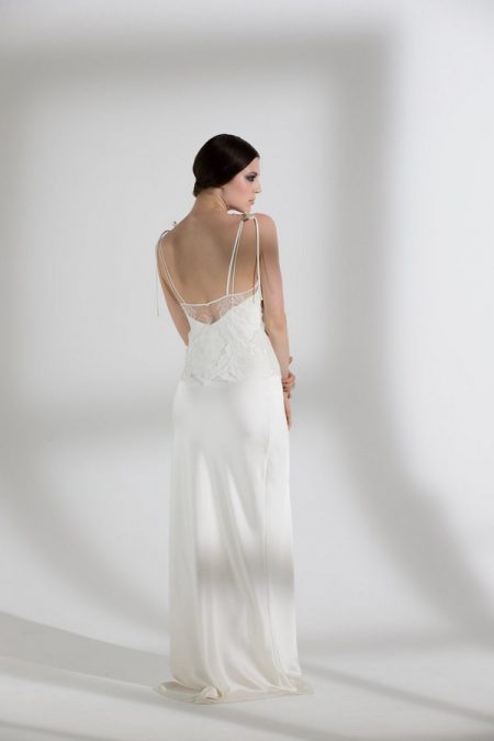 Back of Heather Top with Iris Slip from the Halfpenny London The Garden After the Rain 2018 Bridal Collection