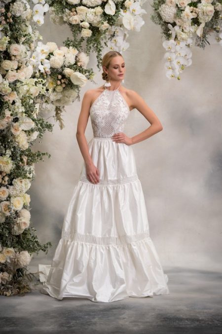 Honey Top with Lizzie Skirt from the Anna Georgina Inca Lily 2018 Bridal Collection