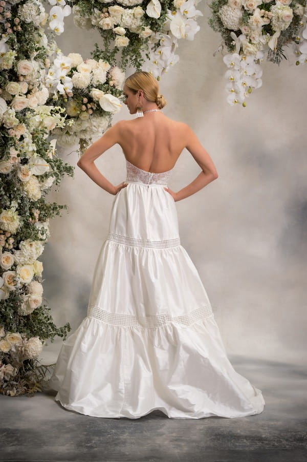 Back of Honey Top with Lizzie Skirt from the Anna Georgina Inca Lily 2018 Bridal Collection