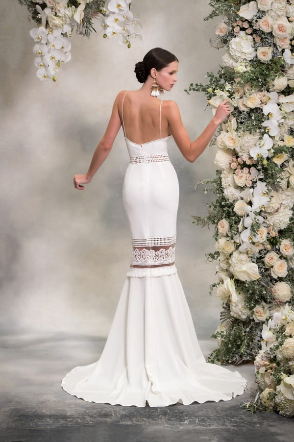 Back of Lauren Wedding Dress from the Anna Georgina Inca Lily 2018 Bridal Collection