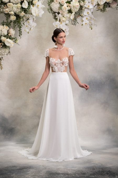 Paige Top with Luna Skirt from the Anna Georgina Inca Lily 2018 Bridal Collection
