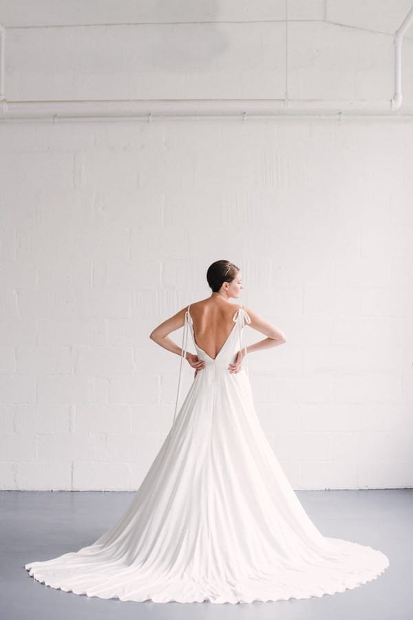 Back of Pearl Wedding Dress from the Naomi Neoh Celestial 2018 Bridal Collection