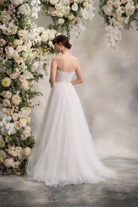 Back of Simone Wedding Dress from the Anna Georgina Inca Lily 2018 Bridal Collection