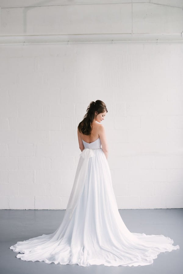 Back of Skye Wedding Dress with Celestia Belt from the Naomi Neoh Celestial 2018 Bridal Collection
