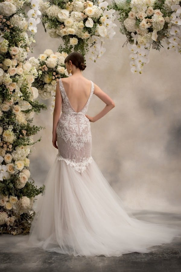 Back of Sophia Wedding Dress from the Anna Georgina Inca Lily 2018 Bridal Collection