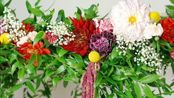 Suitable flower varieties for DIY flower chandelier