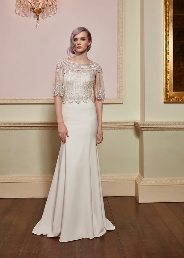 Unity Top with Serene Gown from the Jenny Packham 2018 Bridal Collection