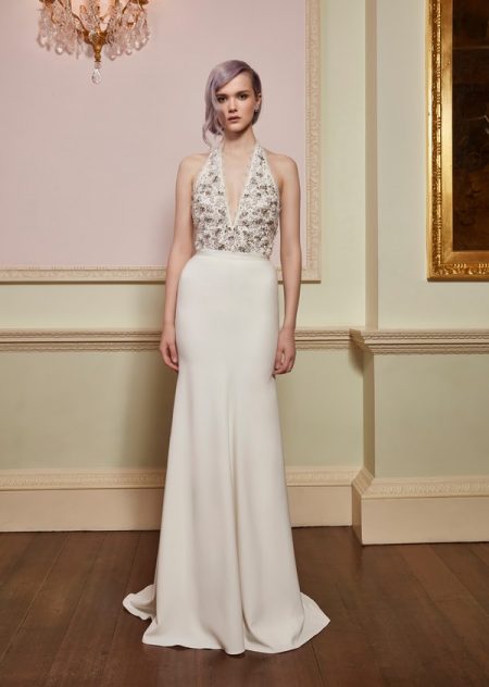 Verity Top with Christy Skirt from the Jenny Packham 2018 Bridal Collection