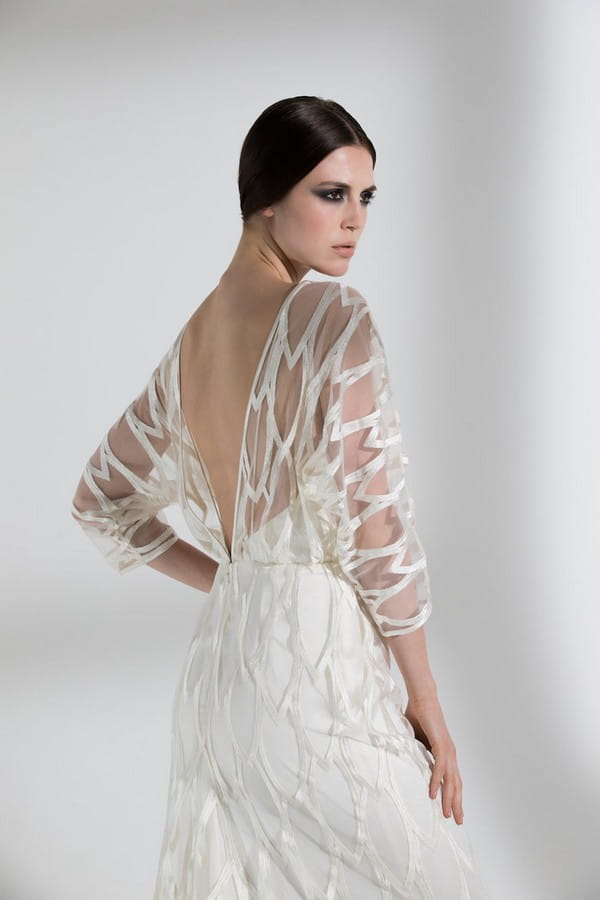 Back of Willow Wedding Dress from the Halfpenny London The Garden After the Rain 2018 Bridal Collection