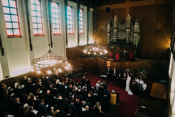 Wedding ceremony in NG Kerk Tafelberg