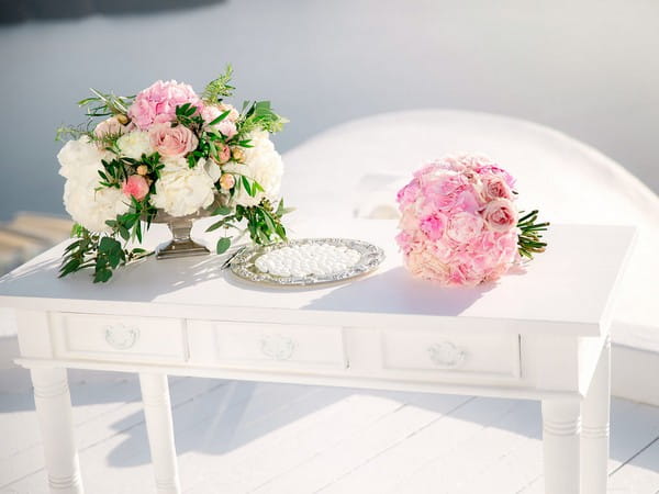 Wedding ceremony table